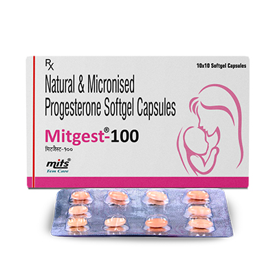 Natural micronized progesterone 100mg